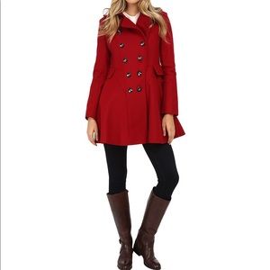 Via Spiga Coat Double Breasted Wool